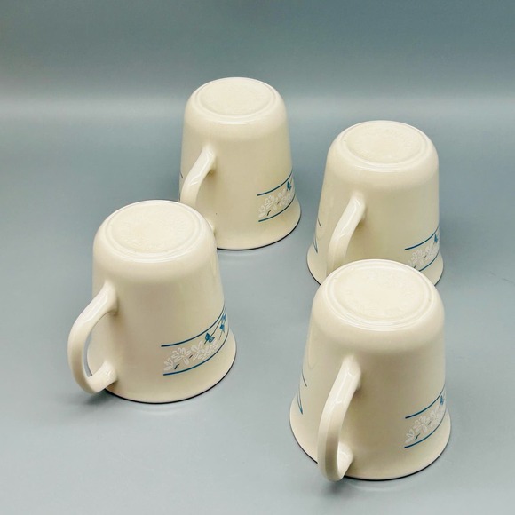 Corning “First Of Spring” D Handle Mugs 4 Piece - Picture 4 of 6